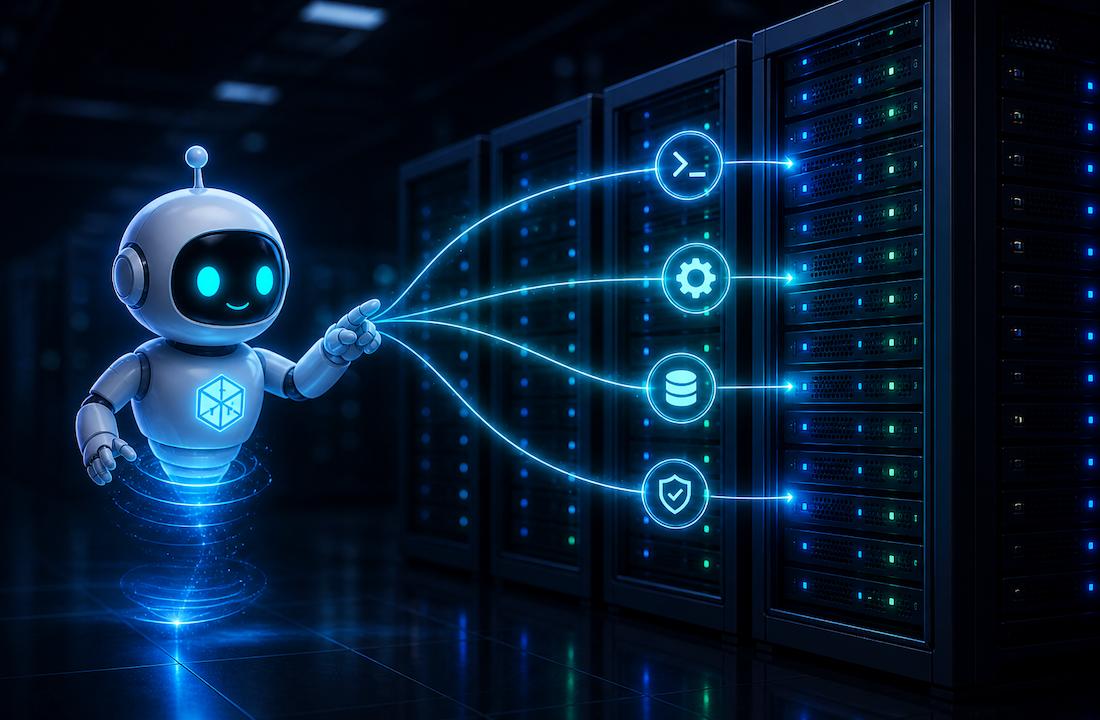 Agent executes with a local LLM — command validation, sandboxed